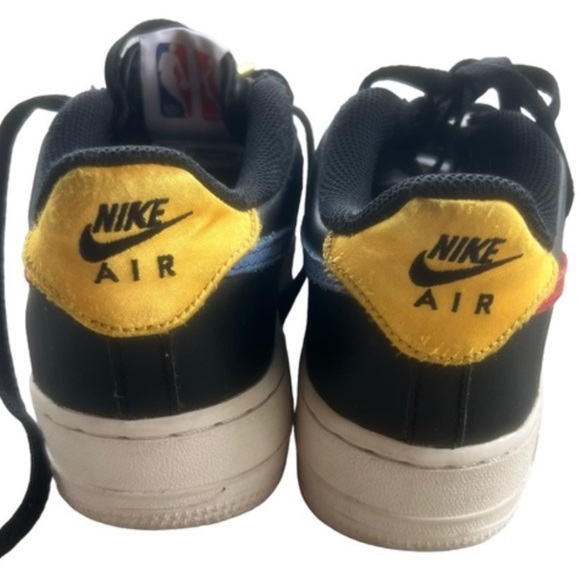 Nike Air Force 1 Black and Multicolor Sneakers - Picture 5 of 7